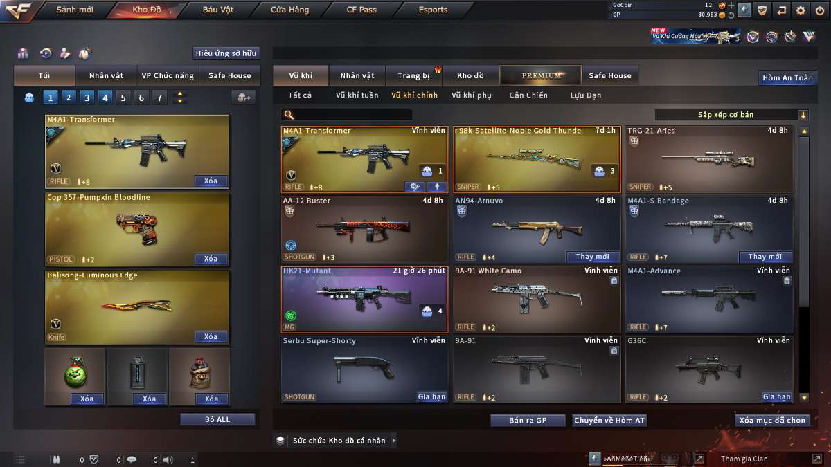 shop acc cf uy tin gia re